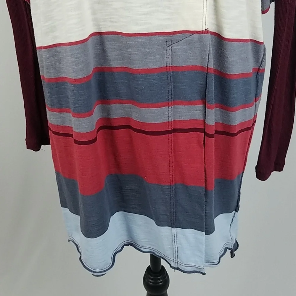Free People‎ PS Kate longline striped rib tunic